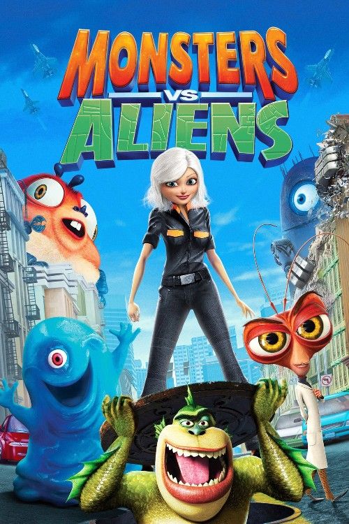 Monsters vs Aliens (2009) Hindi ORG Dubbed Movie download full movie